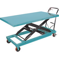 Heavy-Duty Hydraulic Scissor Lift Table, 63" L x 31-7/8" W, Steel, 1100 lbs. Capacity Oxymax Inc