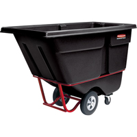 Tilt Truck, Polyethylene, 1/2 cu. yd., 850 lbs. Load Capacity Oxymax Inc