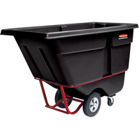 Tilt Truck, Polyethylene, 1 cu. yd., 1250 lbs. Load Capacity Oxymax Inc