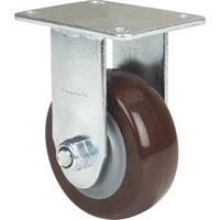 Roulette, Fixe, 4" (101,6 mm), Polyur&eacute;thane, 440 lb (199,58 kg) Oxymax Inc