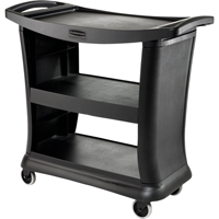 Chariot de service de direction, 3 tiers, 20" x 38" x 39", Capacit&eacute; 300 lb Oxymax Inc