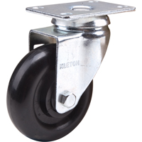 Caster, Swivel, 4" (101.6 mm), Polyolefin, 250 lbs. (113 kg.) Oxymax Inc