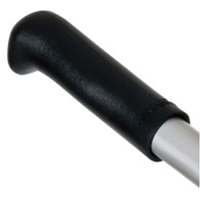 Poign&eacute;e en caoutchouc noir pour diable en aluminium Oxymax Inc