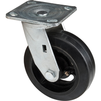 Roulette moul&eacute;, Pivotant, 6" (152,4 mm), Caoutchouc, 550 lb (249 kg) Oxymax Inc