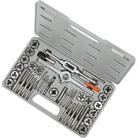 Jeu de taraud & fili&egrave;re SAE en acier rapide TD40H, 40 Morcea Oxymax Inc