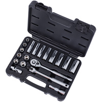 Jeu de douilles SAE, 20 Mcx, Prise de 3/8", Profond Oxymax Inc
