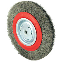 101G-2M Medium Wire Wheel, 8" Dia., 0.014" Fill, 1/2" - 2" Arbor Oxymax Inc