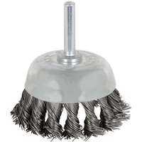 8046 Shaft Mounted Knot Twisted Cup Brush, 1-1/8" Dia. Oxymax Inc