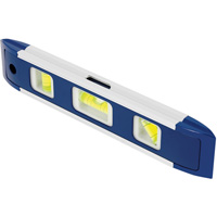 Torpedo Level, 9" L, Aluminum, 3 Vials, Magnetic Oxymax Inc