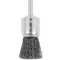 Shaft Mounted Crimped End Brush, 3/4", 0.012" Fill, 1/4" Shank Oxymax Inc