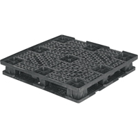 Double Deck Stackable Pallets, 4-Way Entry, 48-7/10" L x 45.7" W x 7-1/2" H MN168 | Oxymax Inc