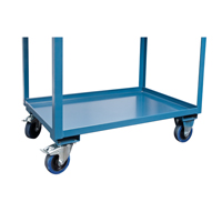 Chariots de service mobiles, 2 Tiers, 24" la x 57" h x 40" p, Capacit&eacute; 1200 lb Oxymax Inc