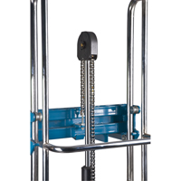Hydraulic Platform Lift Stacker, Foot Pump Operated, 880 lbs. Capacity, 60" Max Lift Oxymax Inc