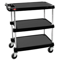 Chariot utilitaire myCart, 3 tiers, 16" x 35-1/2" x 27", Capacit&eacute; 400 lb Oxymax Inc
