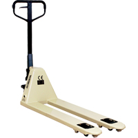 Narrow Aisle Pallet Trucks, Steel, 48" L x 18" W, 5500 lbs. Capacity Oxymax Inc