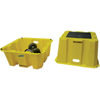 Escabeaux emboîtables industriels, 25" x 25" x Hauteur 10-1/2" Oxymax Inc