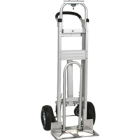 Three-Position Spartan III Convertible Hand Truck, Aluminum, 750 lbs. Capacity Oxymax Inc