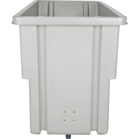 Tilt Truck, Polyethylene, 0.625 cu. yd., 500 lbs. Load Capacity Oxymax Inc