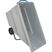 Tilt Truck, Polyethylene, 0.625 cu. yd., 850 lbs. Load Capacity Oxymax Inc