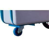 Chariot basculeur en acier, Poly&eacute;thyl&egrave;ne, 0,625 vg³, Capacit&eacute; de charge de 850 lb Oxymax Inc