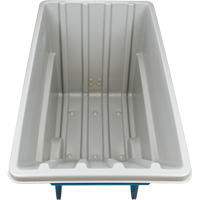 Tilt Truck, Polyethylene, 1.1 cu. yd., 2000 lbs. Load Capacity Oxymax Inc