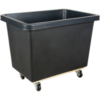 Tapered Wall Box Truck, Polyethylene, 37" L x 26" W x 30" H, 9 cu. ft. Volume, 500 lbs. Capacity Oxymax Inc