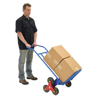 Stair Climbing Hand Truck, Steel Frame, 24" W x 45-3/4" H, 300 lbs. Capacity Oxymax Inc