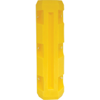 Slim Column Protector, 6" x 6" Inside Opening, 12" L x 12" W x 42" H, Yellow Oxymax Inc