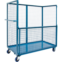 Chariot grillag&eacute; pour transport , Acier, 24" x 55" x 36", Capacit&eacute; 1200 lb Oxymax Inc