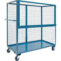 Chariot grillag&eacute; pour transport , Acier, 24" x 55" x 36", Capacit&eacute; 1200 lb Oxymax Inc
