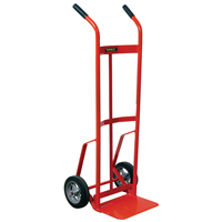 Hand Truck with Reinforced Noseplate - 136RN-HB, Dual Handle, Steel, 51" Height, 800 lbs. Capacity Oxymax Inc