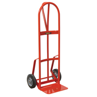 Hand Truck with Reinforced Noseplate - 126DRN-HB , P-Handle Handle, Steel, 51" Height, 800 lbs. Capacity Oxymax Inc