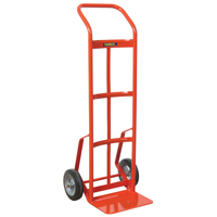 Hand Truck with Reinforced Noseplate - 156RN-HB, Continuous Handle, Steel, 51" Height, 800 lbs. Capacity Oxymax Inc