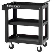 Utility Cart, 19-1/4" L x 27-1/2" W x 32-3/4" H, Grey Oxymax Inc