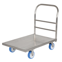 Platform Truck, 36" L x 24" W, 2000 lbs. Capacity, Polyurethane Casters Oxymax Inc