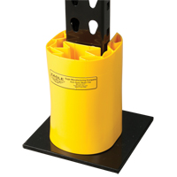Butoir en poly pour rayonnage, 5" la x 6" lo x 8" h, Jaune Oxymax Inc