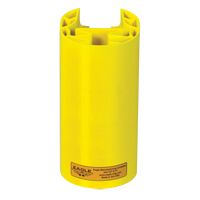 Butoir en poly pour rayonnage, 5" la x 6" lo x 8" h, Jaune Oxymax Inc