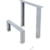 Industrial Duty Leg for Workbench, Steel, 24" D x 34" H, Single Oxymax Inc