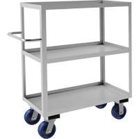 Industrial Grade Shelf Cart, 3 Tiers, 18-1/8" W x 47" H x 42" D, 1200 lbs. Capacity Oxymax Inc