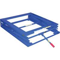 Support de palette ajustable, 42-1/2" lo x 40" la, Capacit&eacute; 5000 lb Oxymax Inc