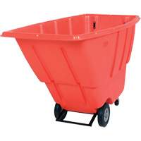 Tilt Truck, Polyethylene, 0.5 cu. yd., 450 lbs. Load Capacity Oxymax Inc