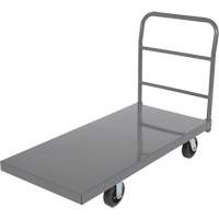 Platform Truck, 48" L x 24" W, 2000 lbs. Capacity, Rubber Casters Oxymax Inc