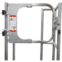 EdgeHalt&reg; Ladder Safety Gate, 20-7/8" H x 30"- 40" W Oxymax Inc