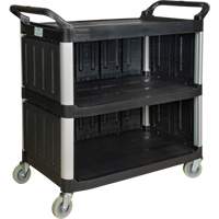 Chariot utilitaire, 3 tiers, 19-3/4" x 37-1/2" x 40-1/4", Capacit&eacute; 250 lb Oxymax Inc