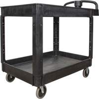 Chariot utilitaire, 2 tiers, 25-5/8" x 33-1/2" x 43-3/4", Capacit&eacute; 550 lb Oxymax Inc