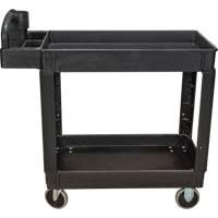 Chariot utilitaire, 2 tiers, 17-1/8" x 33-1/2" x 37-5/8", Capacit&eacute; 550 lb Oxymax Inc