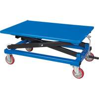 Table &eacute;l&eacute;vatrice manuelle &agrave; ciseaux, 37-3/8" lo x 23-5/8" la, Acier, Capacit&eacute; 660 lb Oxymax Inc