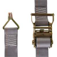 Heavy-Duty Utility Strap, J-Hook, 2" W x 16' L, 500 lbs. (227 kg) WLL Oxymax Inc