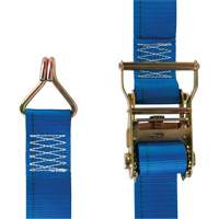Heavy-Duty Utility Strap, J-Hook, 2" W x 20' L, 500 lbs. (227 kg) WLL Oxymax Inc