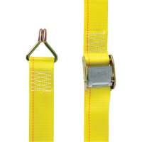 Ratchet Strap, Cam Buckle, 2" W x 12' L, 500 lbs. (227 kg) WLL Oxymax Inc